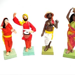handicrafts golu dolls set home decor 4 pice 18 cm