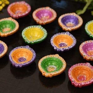 handicrafts diwali diya decor 21 pice
